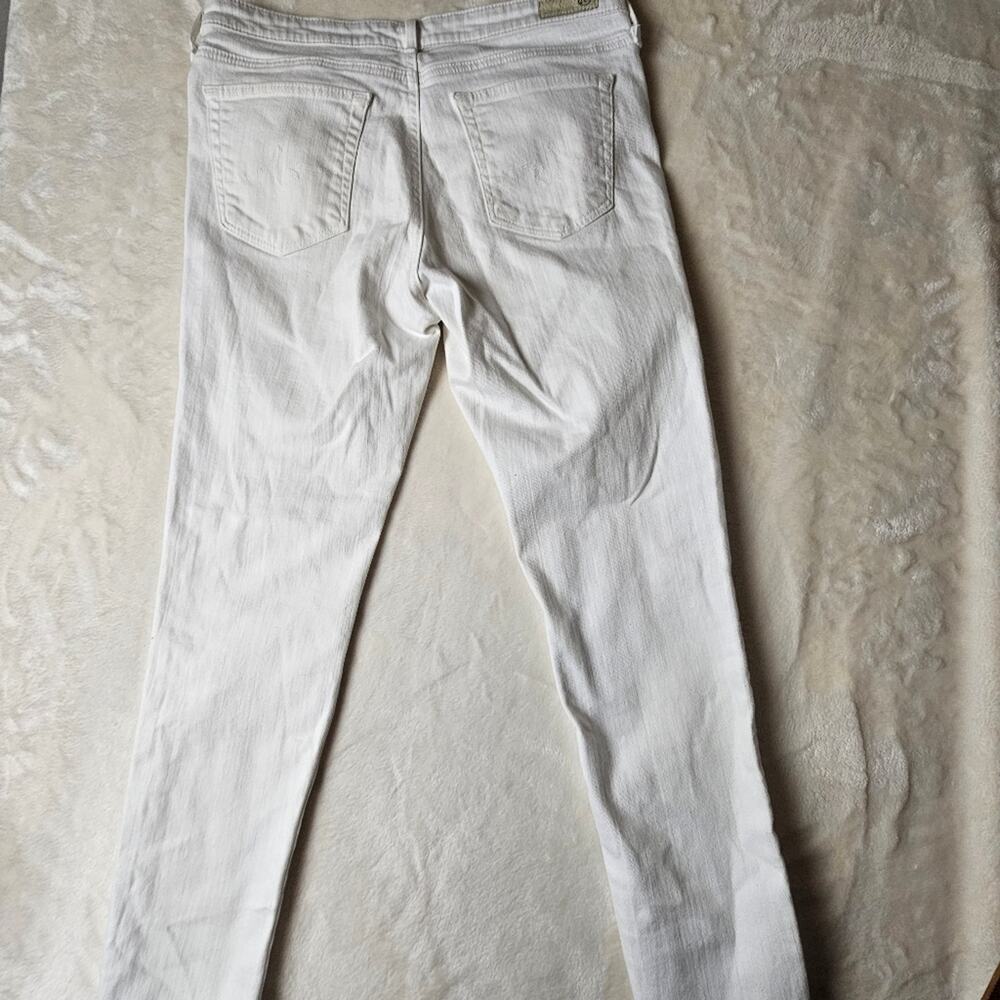 AG Adriano Goldschmied Jeans womens 30R White USA stevie ankle - Picture 10 of 12